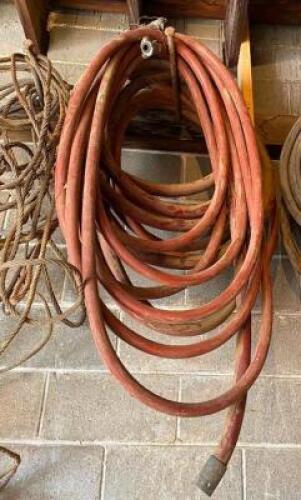 DESCRIPTION (2)- HEAVY DUTY 1" HOSE W/ CROWS FOOT FITTINGS THIS LOT IS: SOLD BY THE PIECE LOCATION WAREHOUSE 2 QTY 2