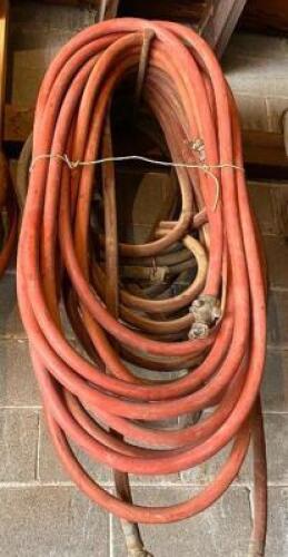 DESCRIPTION (2)- HEAVY DUTY 1" HOSE W/ CROWS FOOT FITTINGS THIS LOT IS: SOLD BY THE PIECE LOCATION WAREHOUSE 2 QTY 2