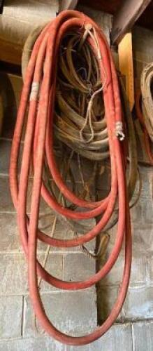 DESCRIPTION (2)- HEAVY DUTY 1" HOSE W/ CROWS FOOT FITTINGS THIS LOT IS: SOLD BY THE PIECE LOCATION WAREHOUSE 2 QTY 2