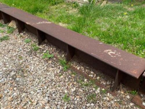 DESCRIPTION (7) 72" HEAVY DUTY I BEAM SECTIONS THIS LOT IS: ONE MONEY LOCATION LOT 1 QTY 1
