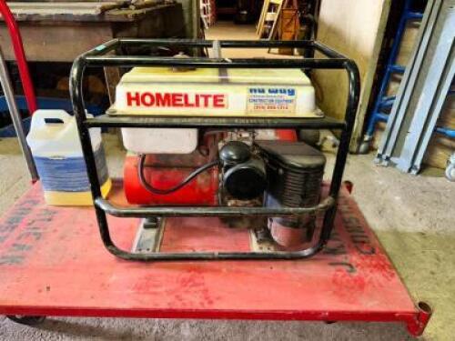 DESCRIPTION 6200W GENERATOR BRAND / MODEL: HOMELITE ADDITIONAL INFORMATION CART NOT INCLUDED LOCATION RIGHT WAREHOUSE QTY 1