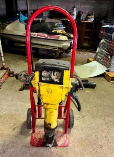 DESCRIPTION ELECTRIC JACK HAMMER BRAND / MODEL: BOSCH ADDITIONAL INFORMATION W/ HAND TRUCK AND ADDITIONAL BITS LOCATION RIGHT WAREHOUSE QTY 1