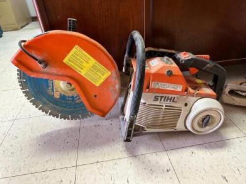 DESCRIPTION CONCRETE SAW BRAND / MODEL: STIHL TS460 LOCATION OFFICE QTY 1