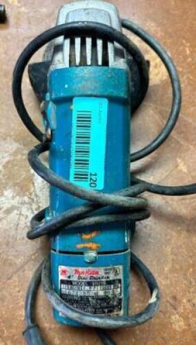 DESCRIPTION DISC GRINDER BRAND / MODEL: MAKITA SIZE 4" LOCATION OFFICE QTY 1