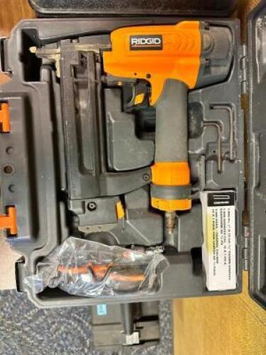 DESCRIPTION AIR NAILER BRAND / MODEL: RIDGID LOCATION OFFICE QTY 1