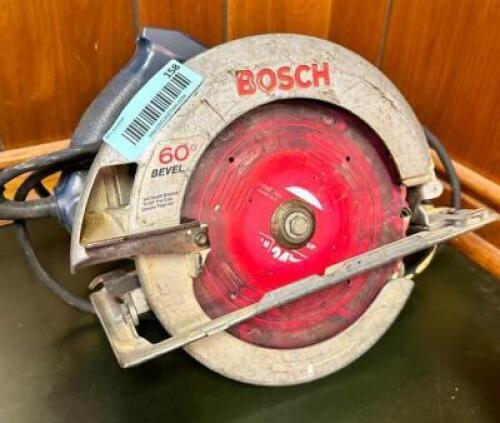 DESCRIPTION CIRCULAR SAW BRAND / MODEL: BOSCH LOCATION OFFICE QTY 1