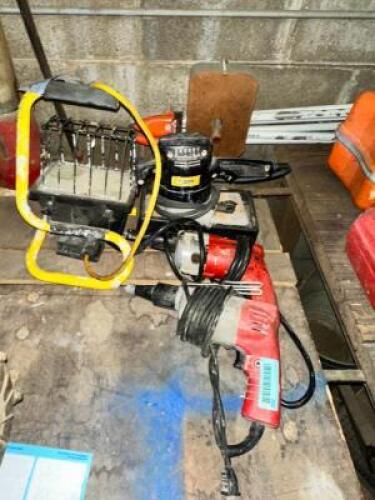 DESCRIPTION ASSORTED POWER TOOLS LOCATION RIGHT WAREHOUSE QTY 1