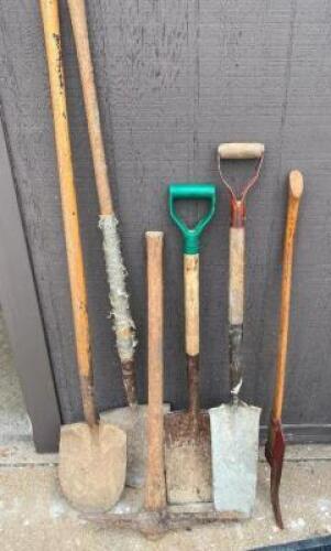 DESCRIPTION (6) ASSORTED LONG HANDLE TOOLS. THIS LOT IS: SOLD BY THE PIECE LOCATION WAREHOUSE 1 QTY 6