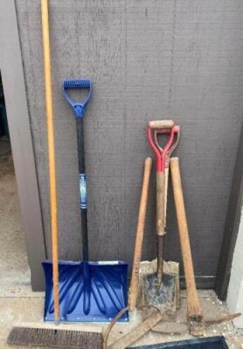 DESCRIPTION (6) ASSORTED LONG HANDLE TOOLS. THIS LOT IS: SOLD BY THE PIECE LOCATION WAREHOUSE 1 QTY 6