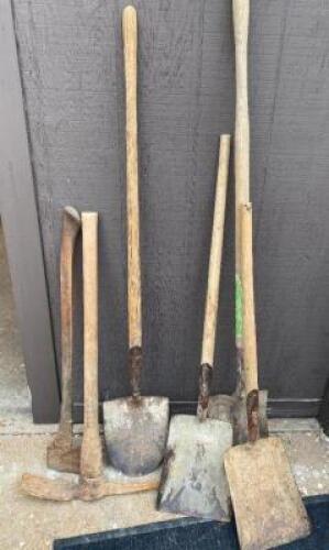 DESCRIPTION (6) ASSORTED LONG HANDLE TOOLS. THIS LOT IS: SOLD BY THE PIECE LOCATION WAREHOUSE 1 QTY 6