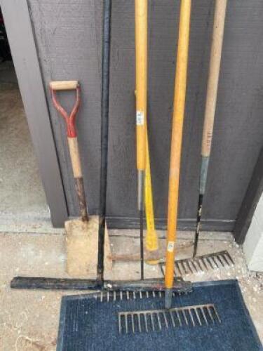 DESCRIPTION 5) ASSORTED LONG HANDLE TOOLS. THIS LOT IS: SOLD BY THE PIECE LOCATION WAREHOUSE 1 QTY 5