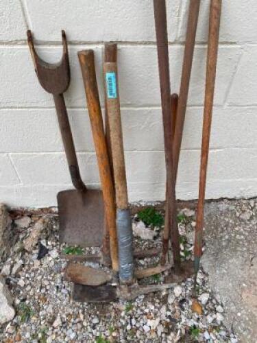 DESCRIPTION (6) ASSORTED LONG HANDLE TOOLS. THIS LOT IS: SOLD BY THE PIECE LOCATION WAREHOUSE 1 QTY 6