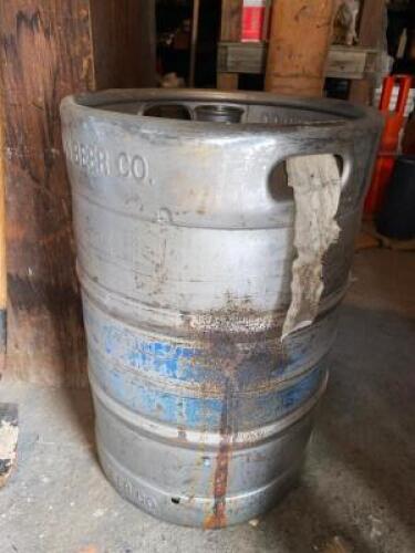 DESCRIPTION EMPTY KEG LOCATION WAREHOUSE 1 QTY 1