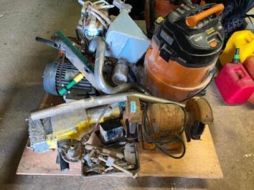 DESCRIPTION PALLET OF NON WORKING TOOLS. THIS LOT IS: ONE MONEY LOCATION WAREHOUSE 1 QTY 1