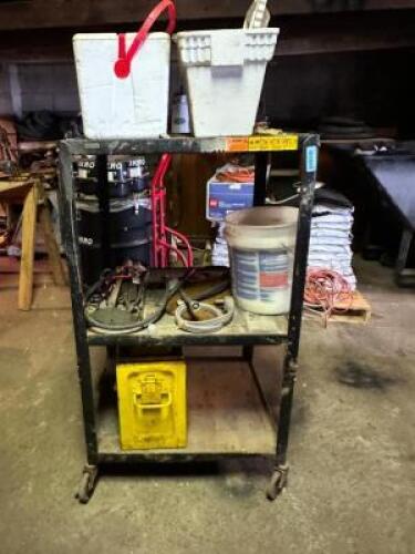 DESCRIPTION CART W/ CONTENTS LOCATION RIGHT WAREHOUSE QTY 1