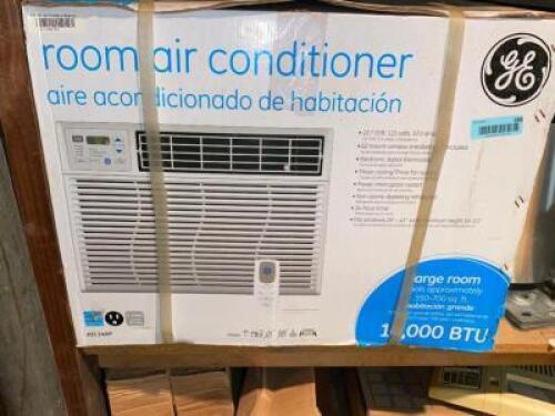 DESCRIPTION GE ROOM AIR CONDITIONER - NEW IN THE BOX. BRAND / MODEL: GJCG2B14BM-A3RN LOCATION WAREHOUSE 1 QTY 1