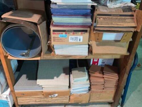 DESCRIPTION CONTENTS OF SHELF - ASSORTED ARMSTRONG TILES LOCATION WAREHOUSE 1 QTY 1