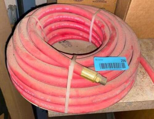 DESCRIPTION 20' SECTION OF3/8" AIR HOSE LOCATION WAREHOUSE 1 QTY 1