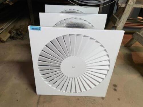 DESCRIPTION (3) 24" X 24" CEILING FANS THIS LOT IS: SOLD BY THE PIECE LOCATION WAREHOUSE 2 QTY 3