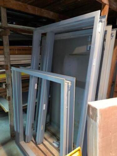 DESCRIPTION (4) ASSORTED METAL DOOR FRAMES. THIS LOT IS: ONE MONEY LOCATION WAREHOUSE 2 QTY 1