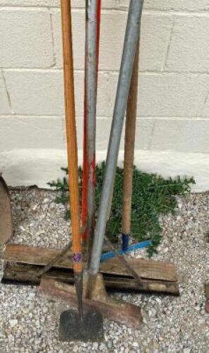 DESCRIPTION (6) ASSORTED LONG HANDLE TOOLS. THIS LOT IS: SOLD BY THE PIECE LOCATION WAREHOUSE 2 QTY 6