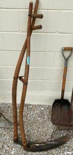 DESCRIPTION (2) SYTHES THIS LOT IS: SOLD BY THE PIECE LOCATION WAREHOUSE 2 QTY 2