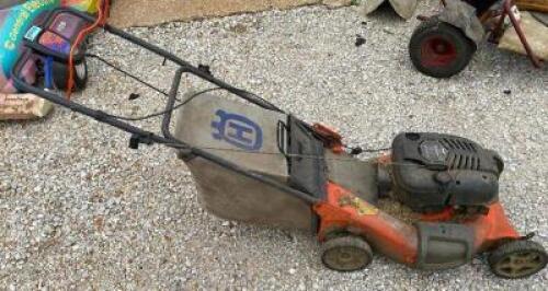 DESCRIPTION HUSQVARNA AWD WALK BEHIND LAWN MOWER. BRAND / MODEL: HUSQVARNA ADDITIONAL INFORMATION HAS COMPRESSION LOCATION WAREHOUSE 2 QTY 1