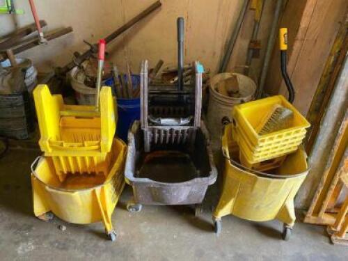 DESCRIPTION (3) MOP BUCKETS LOCATION WAREHOUSE 2 QTY 1