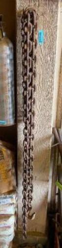 DESCRIPTION (1) 72" SECTION OF HEAVY DUTY CHAIN LOCATION WAREHOUSE 2 QTY 1