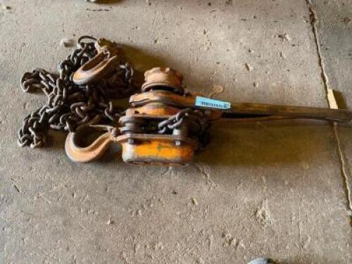 DESCRIPTION CHAIN LEVEL HOIST W/ FALL LOCATION WAREHOUSE 1 QTY 1