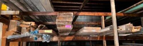 DESCRIPTION CONTENTS OF SHELF ADDITIONAL INFORMATION ASSORTED WOOD AND TRIM, TOP SHELF LOCATION LEFT WAREHOUSE QTY 1