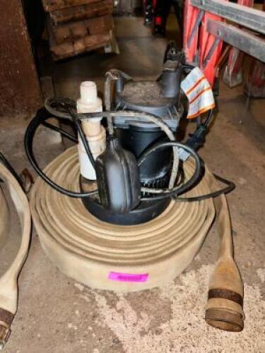 DESCRIPTION UTILITY PUMP W/ HOSE LOCATION LEFT WAREHOUSE QTY 1