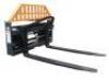 DESCRIPTION: SKID STEER HYDRAULIC ADJUSTABLE PALLET FORK BRAND/MODEL: WOLVERINE PFA-11-3300G RETAIL$: $1,900.00 QTY: 1