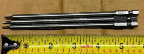 (2) CASES OF 6" 2MM HEX BITS