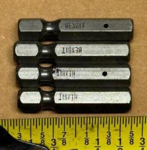 (1) CASES OF 1" LONG TEE STAR INSERT BITS
