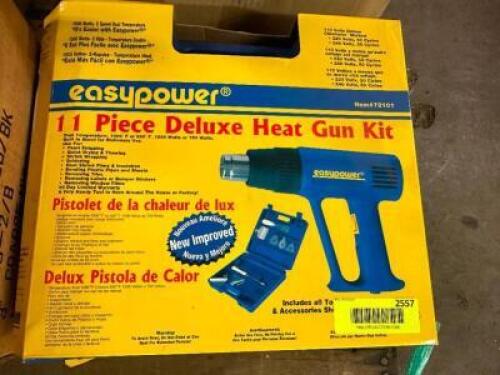 EAZYPOWER 11 PIECE DELUXE HEAT GUN KIT.