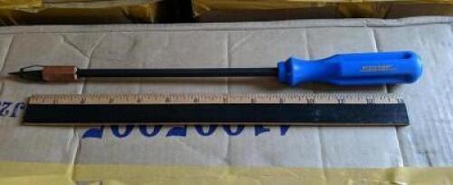 (1) CASE OF CLIP STARTER SCREWDRIVER 5/16" FLAT HEAD
