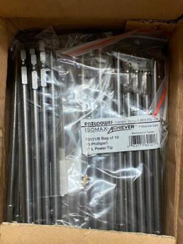 (1) CASE OF PHILLIPS 6" NO. 3 RZD BITS