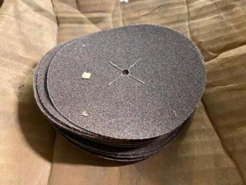 (1) CASE OF 6" SANDING DISCS #100 GRIT