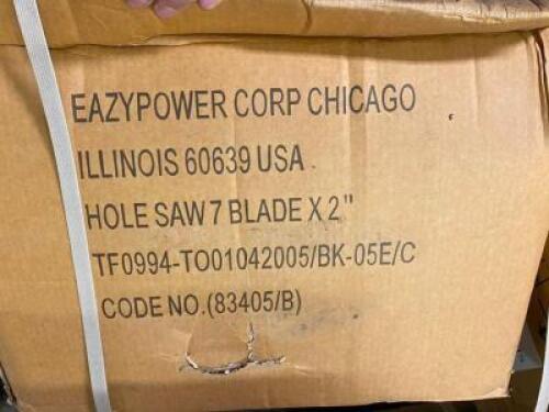 (1) CASE OF HOLE SAW 7 BLADE 2"
