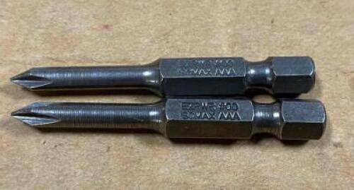 (2) CASES OF #00 ISO MAX PHILLIPS BITS