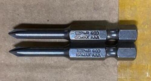 (2) CASES OF #00 ISO MAX PHILLIPS BITS