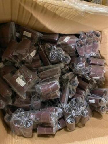 (1) PARTIAL LARGE CASE OF SANDING SLEEVES