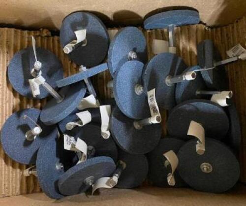(1) CASE OF 3" GRINDING WHEELS
