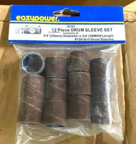 (2) CASES OF 3/4" X 3/4" SANDING SLEEVES
