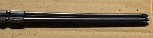 (3) CASES OF PHILLIPS BITS 6" NO.1