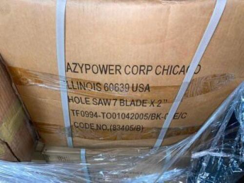 (1) CASE OF 7 HOLE SAWS BLADES 2"