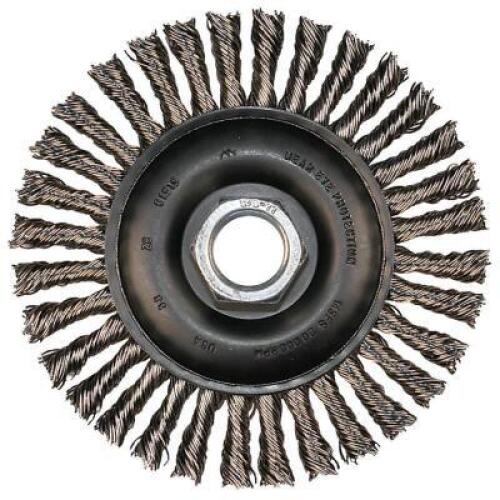 (1) CASE OF 6" STEEL WIRE WHEEL BRUSHES