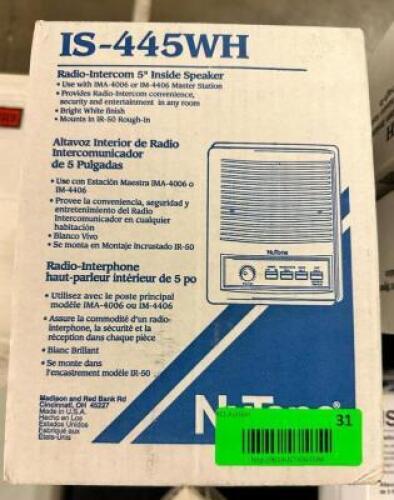 (4)- RADIO INTERCOM SPEAKERS