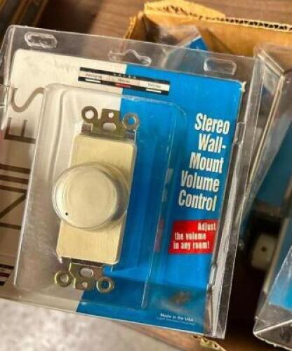(10) - STEREO WALL MOUNT VOLUME CONTROLS